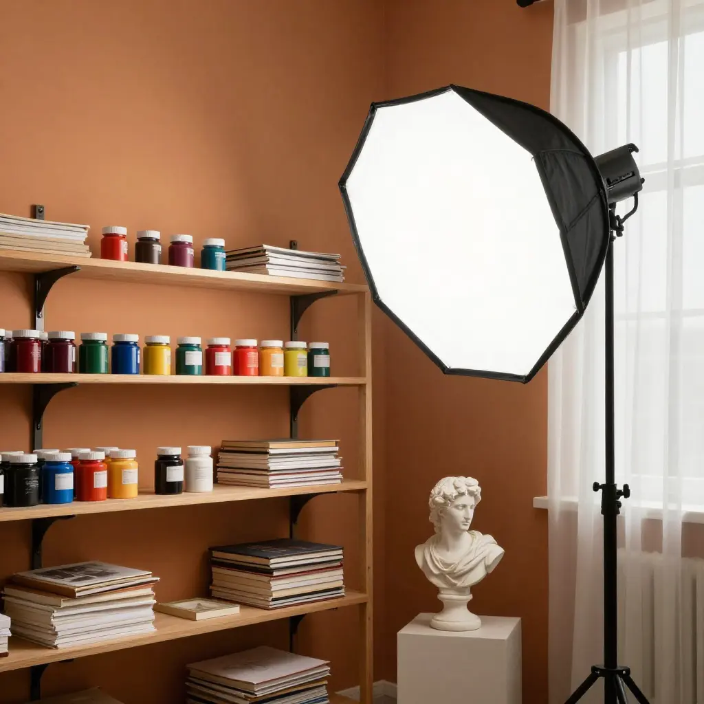 Kunststudio atmosfære